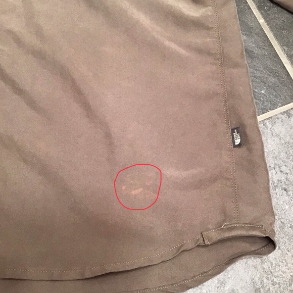 North Face Hiking Shirt Convertible Sleeve Button Down Outdoor Performance Top - Picture 14 of 16